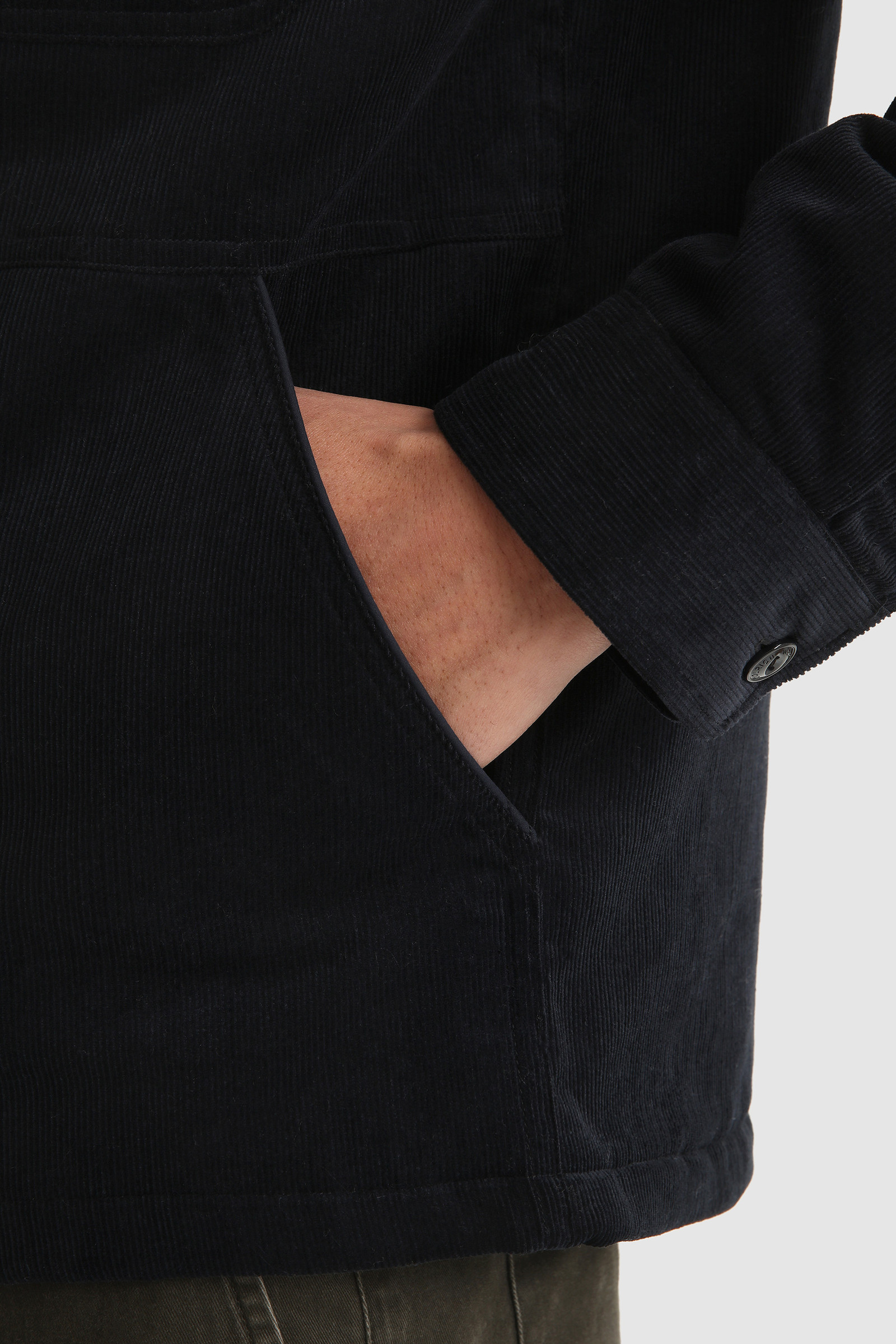 Giacca camicia Stag in velluto con imbottitura PrimaLoft® blu photo 6 | Woolrich