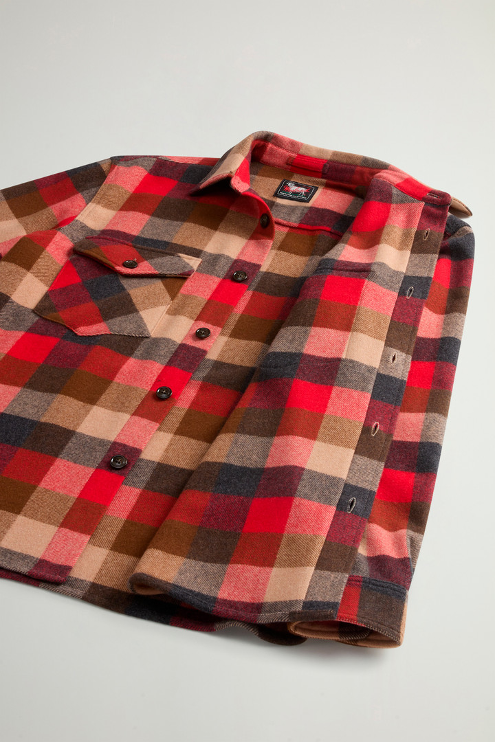Checked Overshirt in Pure Cashmere by Todd Snyder Multicolor photo 8 | Woolrich