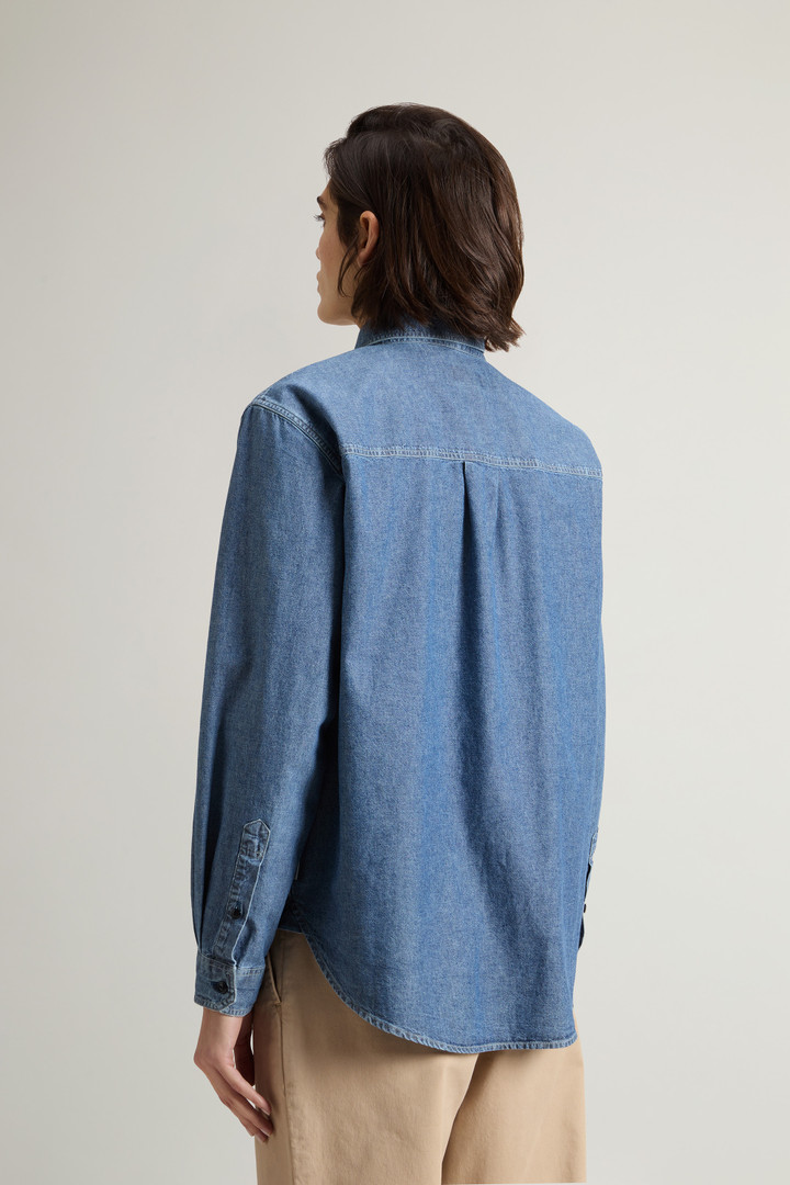 Chemise en chambray pur coton Bleu photo 3 | Woolrich