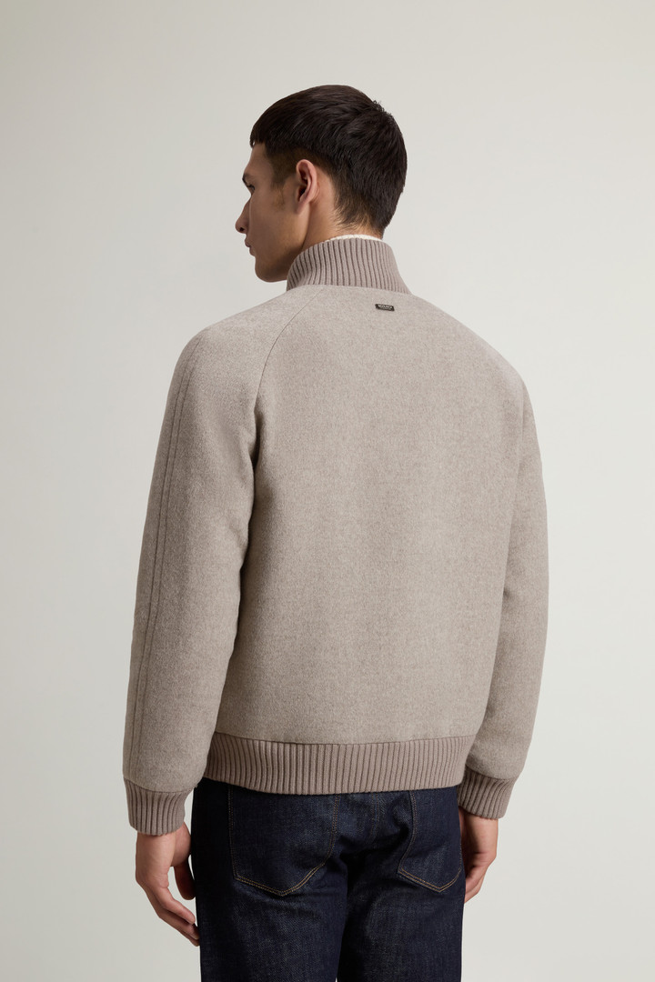 TWILL WOOL MILES BOMBER Grijs photo 3 | Woolrich