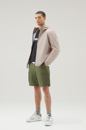 Waterproof Pacific Hooded Jacket Beige | Woolrich
