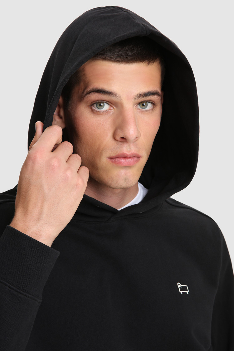American brushed cotton hoodie