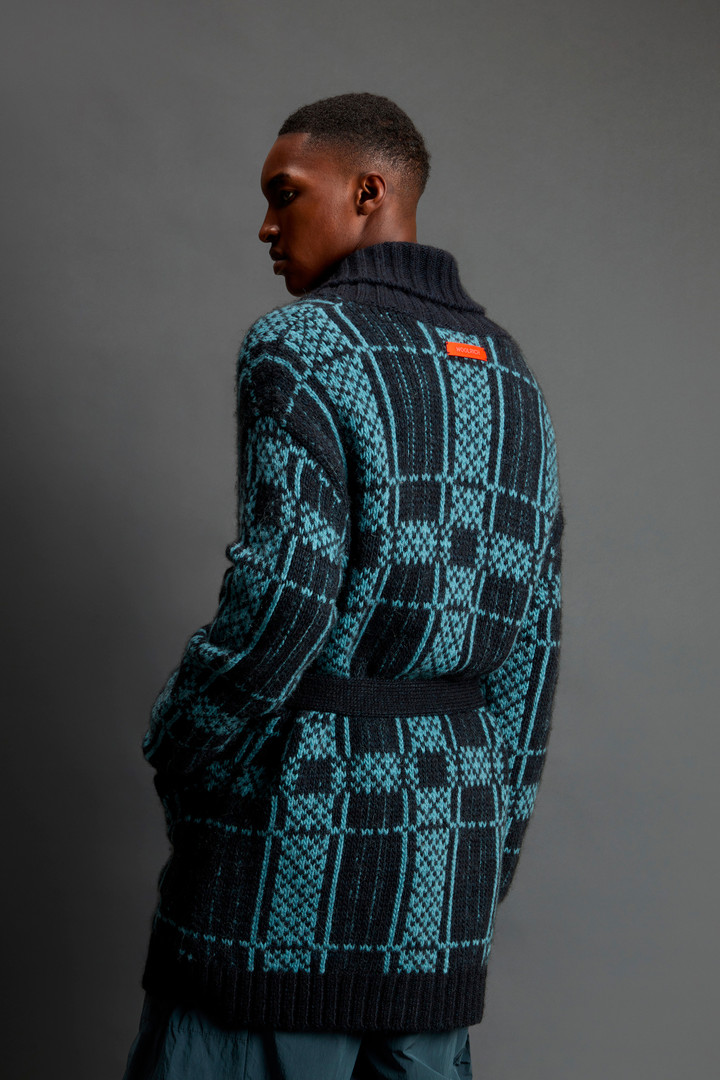 Cardigan en laine mélangée by Todd Snyder Bleu photo 3 | Woolrich