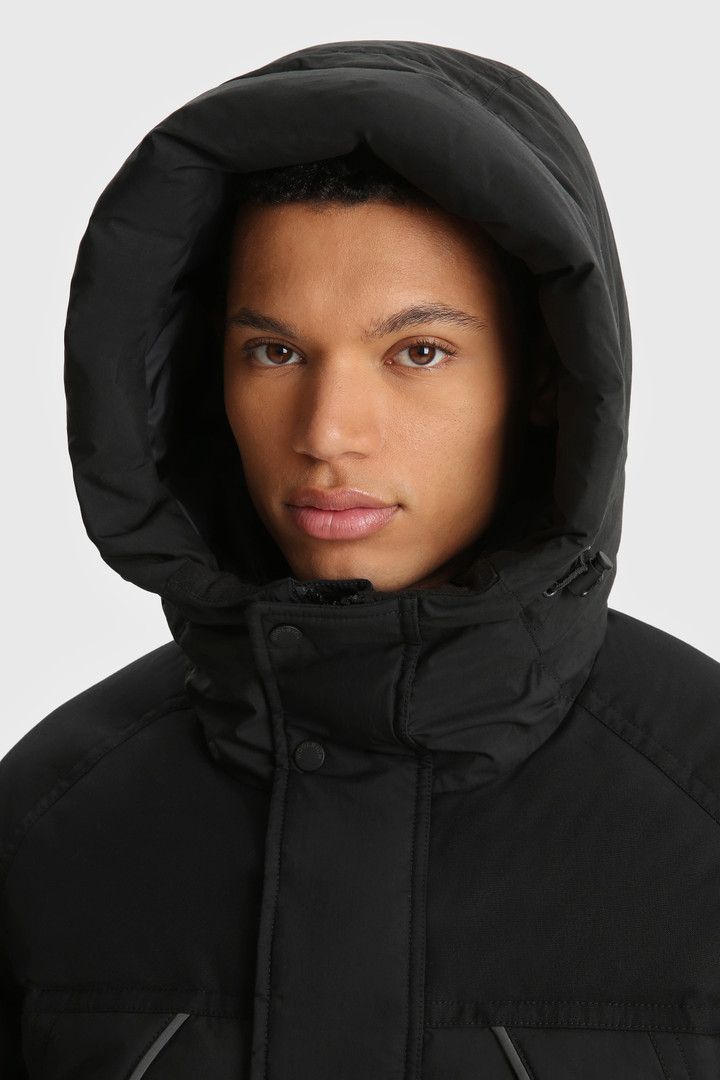 Teton Padded Parka in Ripstop Cotton Black photo 5 | Woolrich