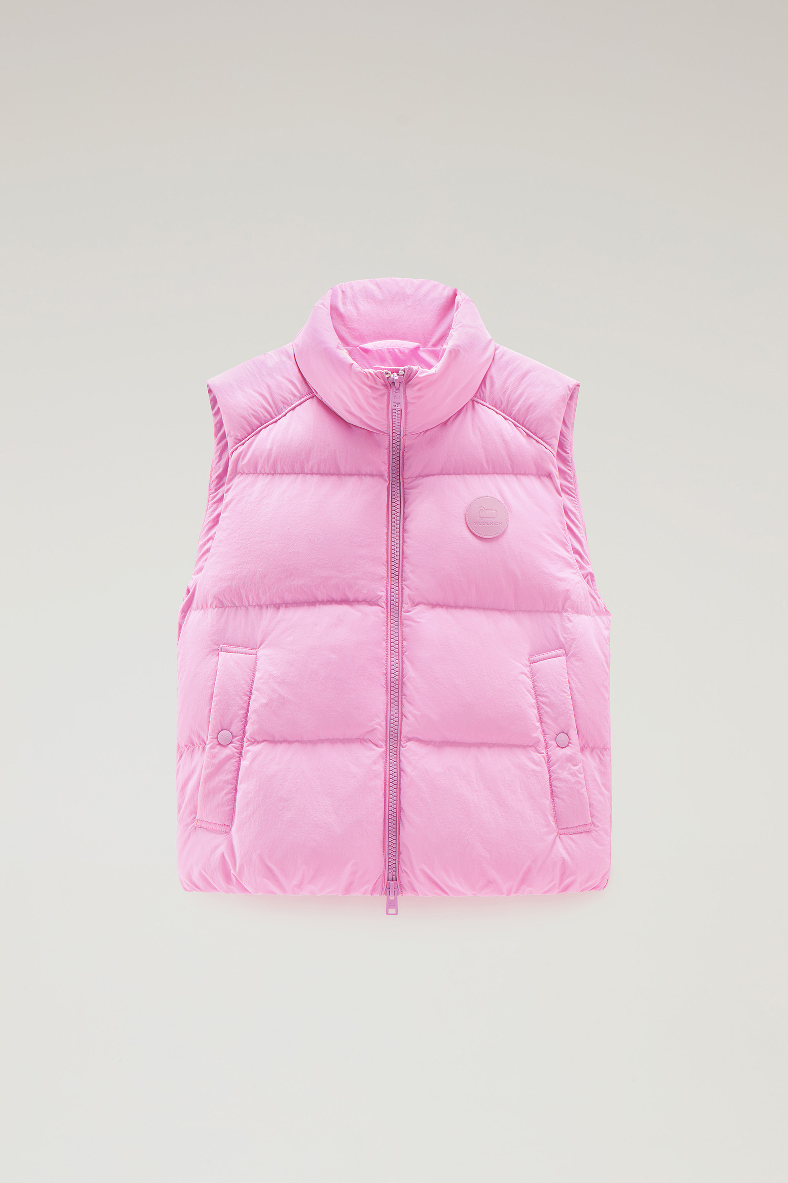 Quilted Vest in Eco Taslan Nylon Pink photo 5 | Woolrich