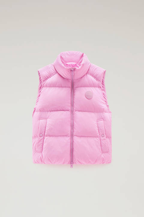 Quilted Vest in Eco Taslan Nylon Pink photo 2 | Woolrich