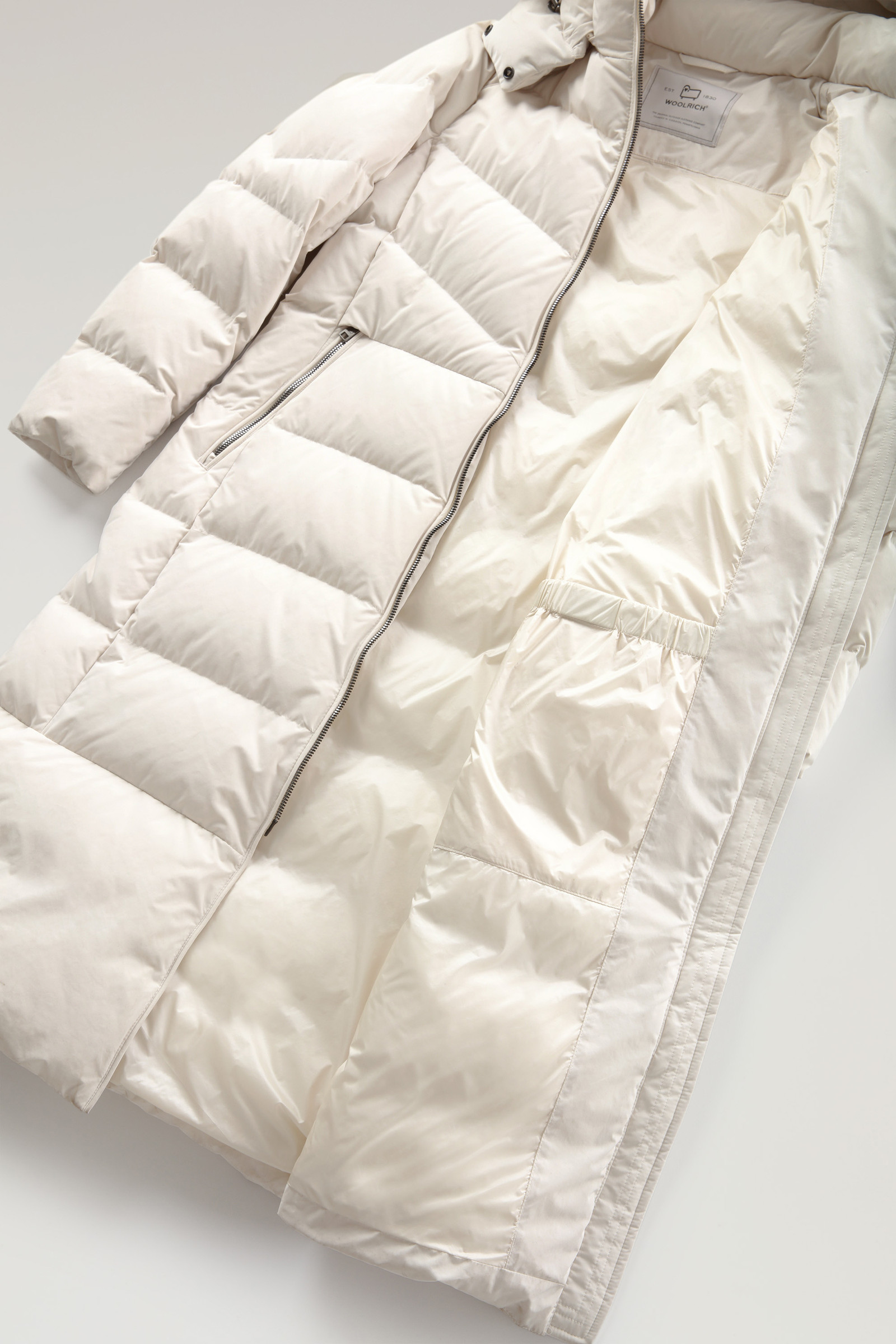Carley Lange Parka met afneembare capuchon en kasjmierbont wit photo 10 | Woolrich