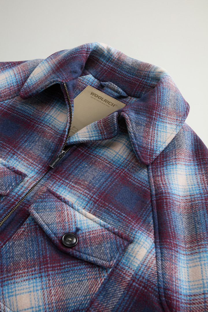 Overshirt in Recycled Manteco Italian Wool-Blend Fabric Multicolor photo 6 | Woolrich