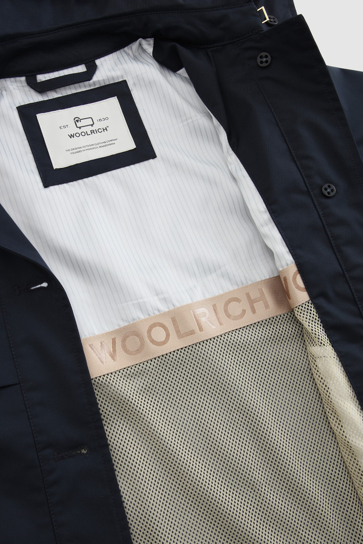 Trench da bambina in Stretch Twill blu photo 7 | Woolrich