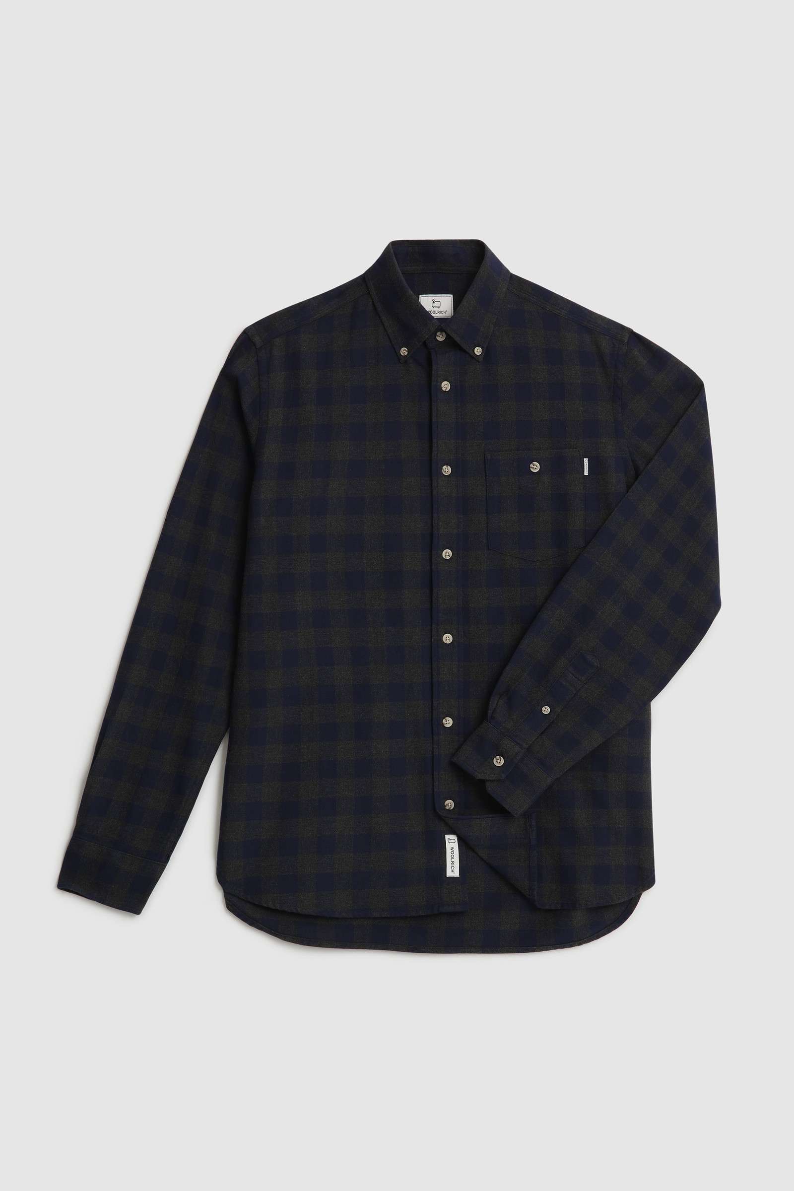 Camicia Traditional in flanella di cotone