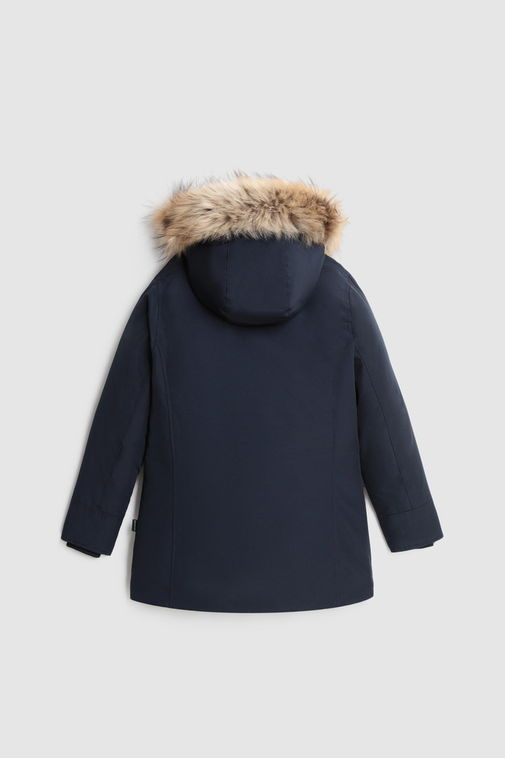 Girl's Arctic Parka with Removable Fur Blue photo 2 | Woolrich