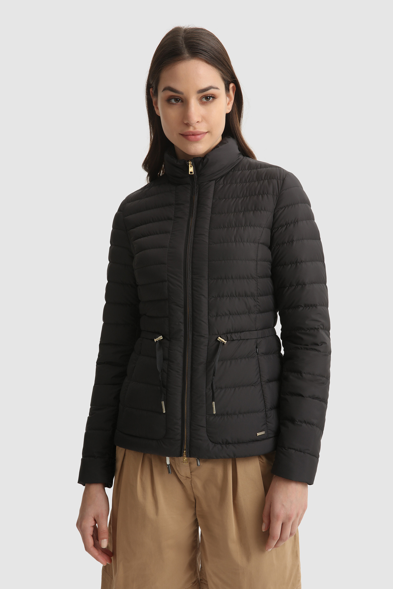 Hibiscus quilted jacket