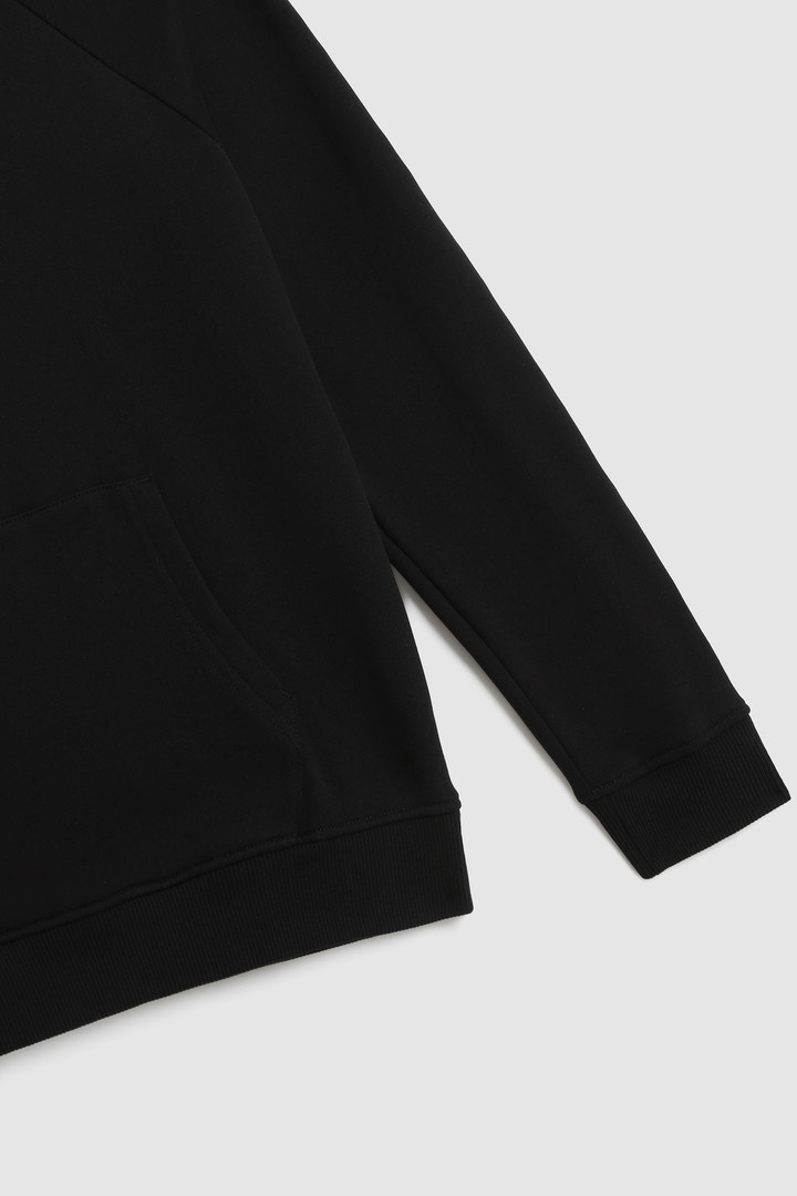 Sweat à capuche en molleton avec logo imprimé