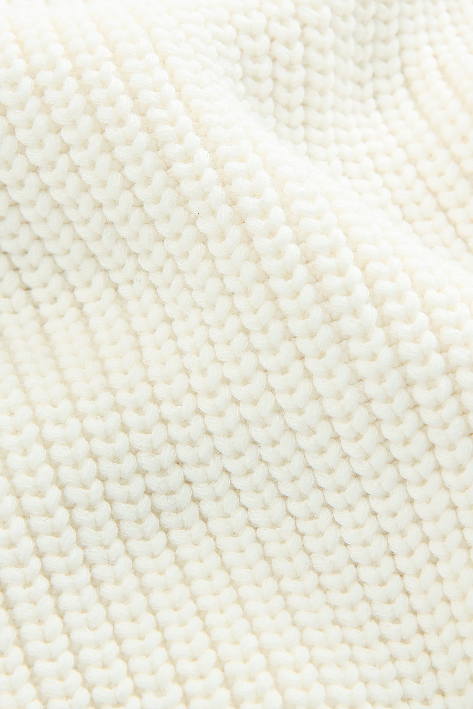 Pull à col en V en coton doux blanc photo 8 | Woolrich