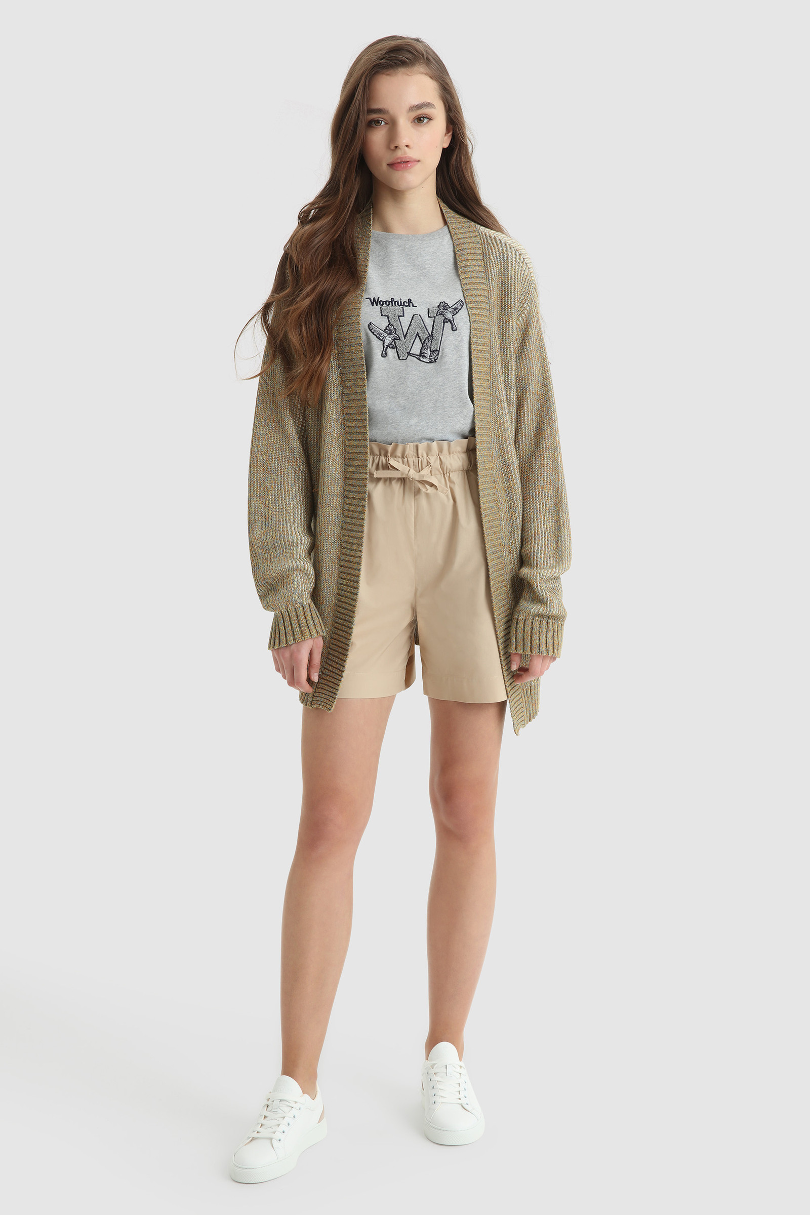 Shorts aus Baumwollpopeline Beige photo 2 | Woolrich