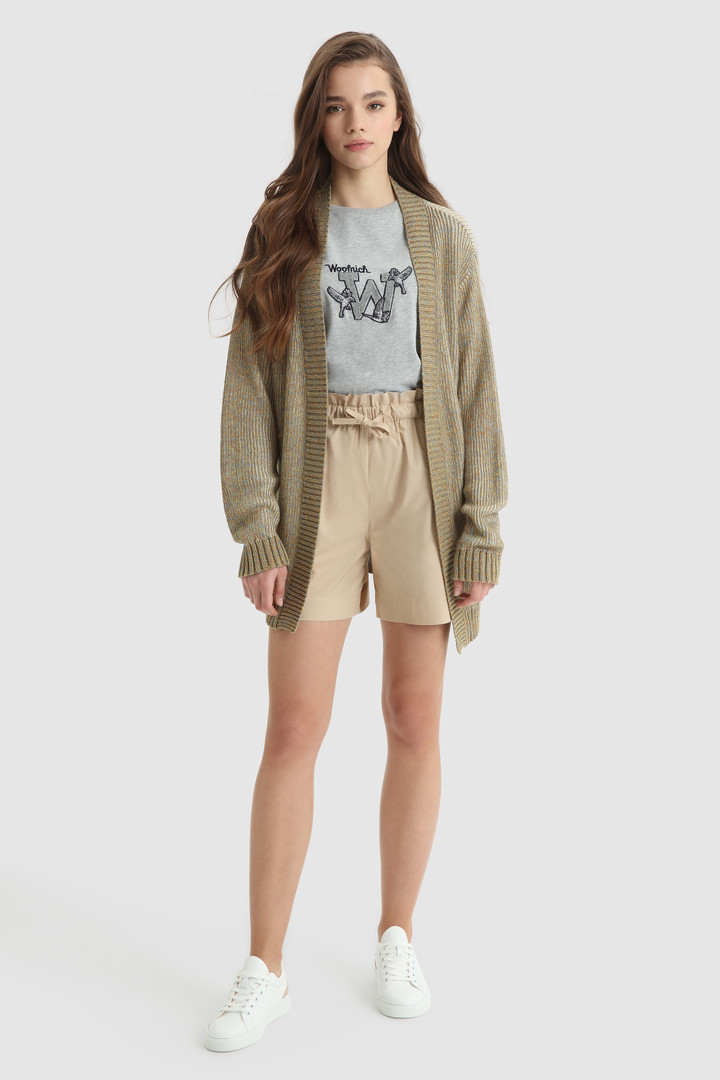 Shorts aus Baumwollpopeline Beige photo 2 | Woolrich