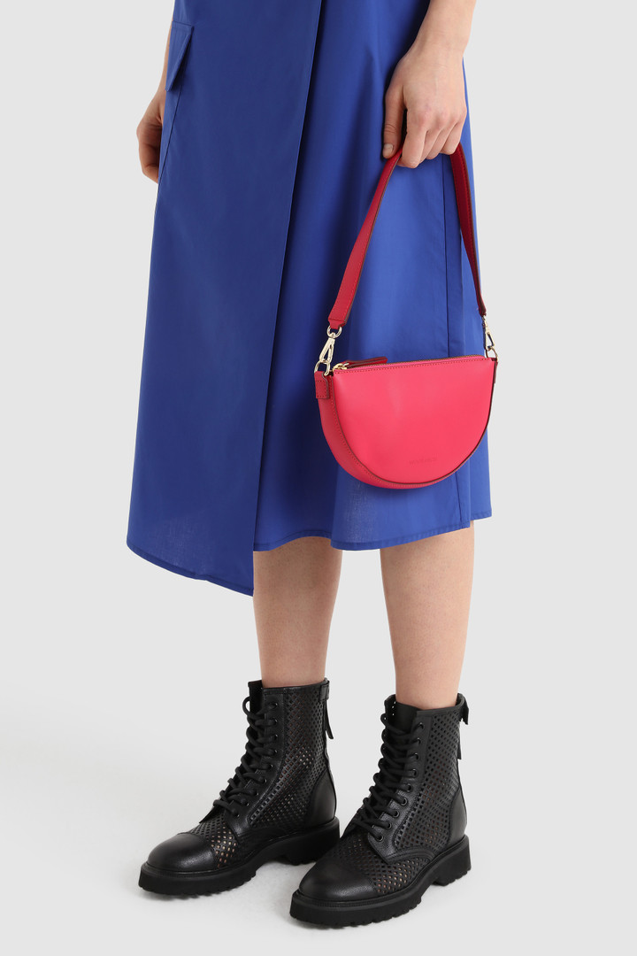 Small Leather Bag Pink photo 7 | Woolrich