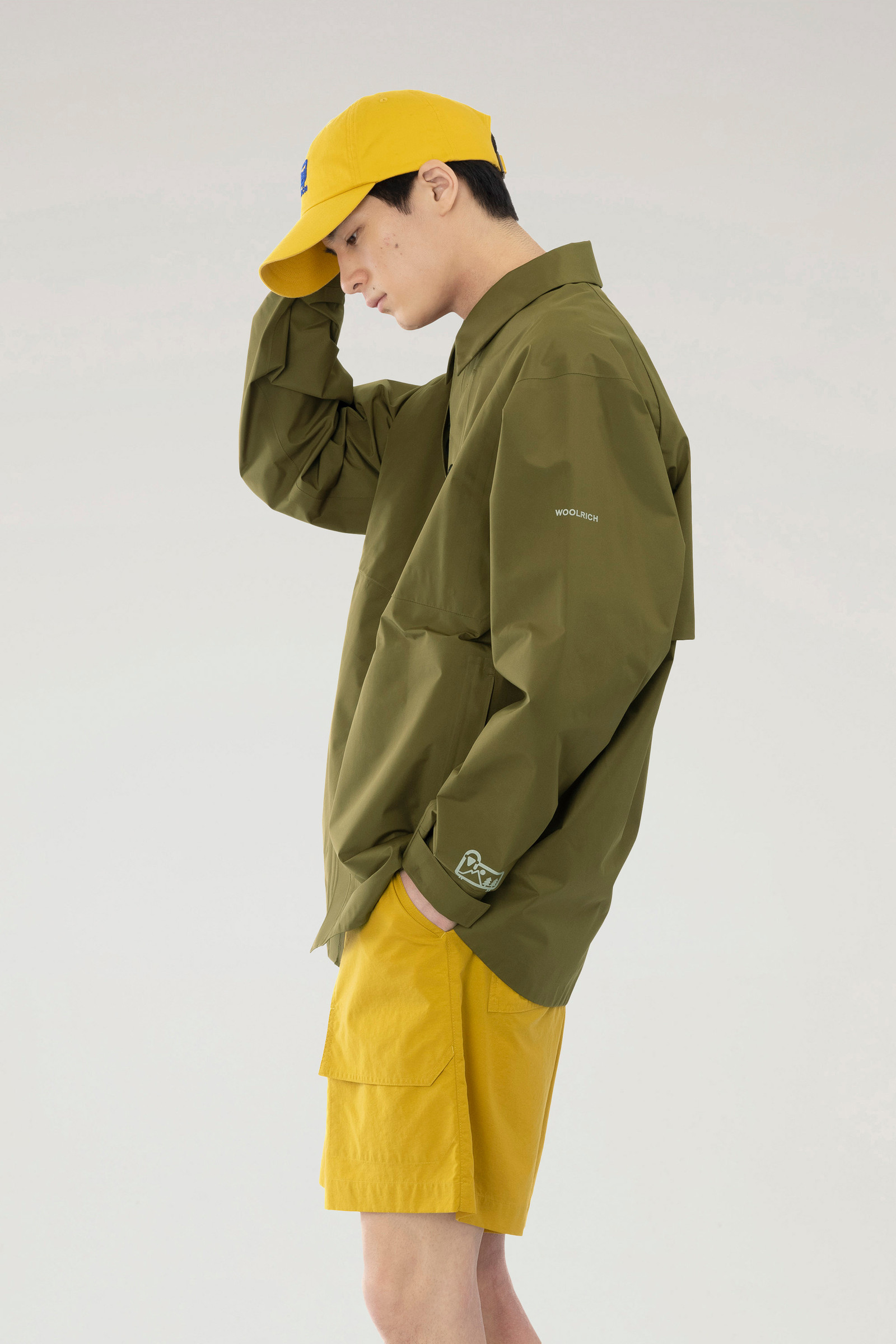 Overshirt in GORE-TEX INFINIUM Green photo 3 | Woolrich