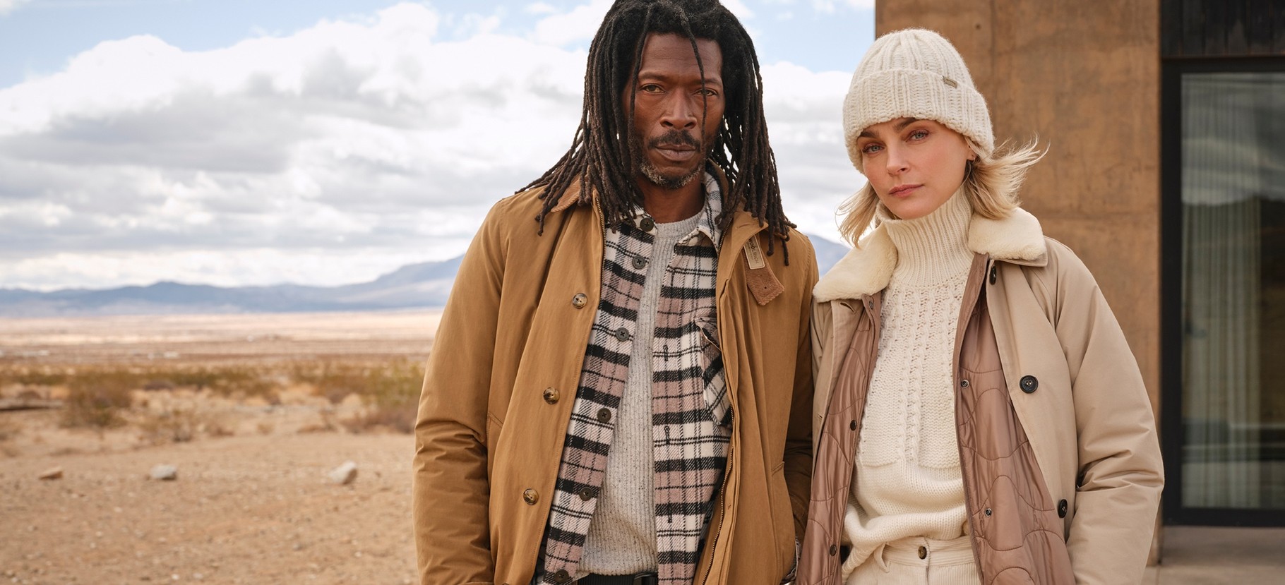 Unisex's Striped Wool Blend Blanket white | Woolrich US