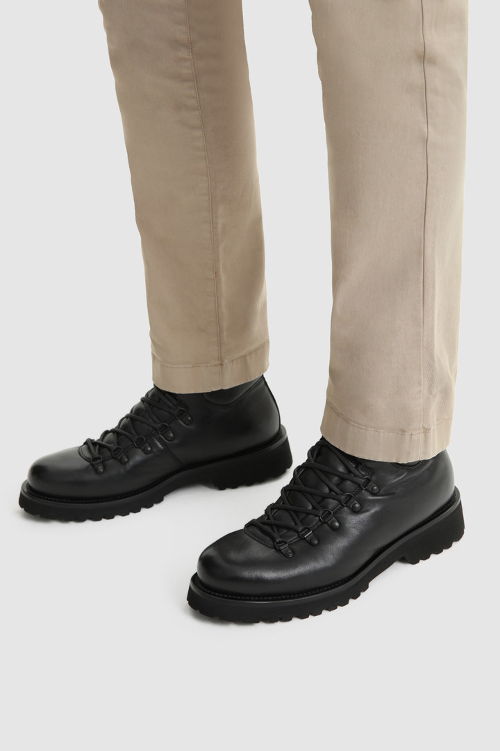 Hiker Stiefel aus gepolstertem Nappaleder