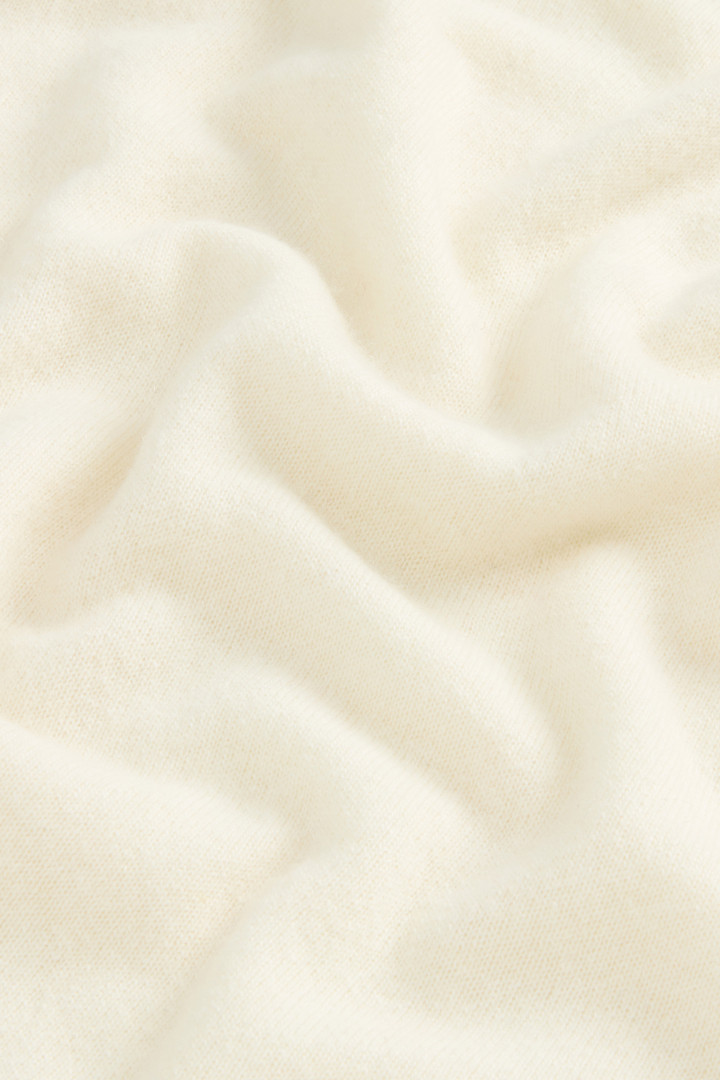 Crewneck Sweater in Virgin Wool and Cashmere Blend White photo 6 | Woolrich