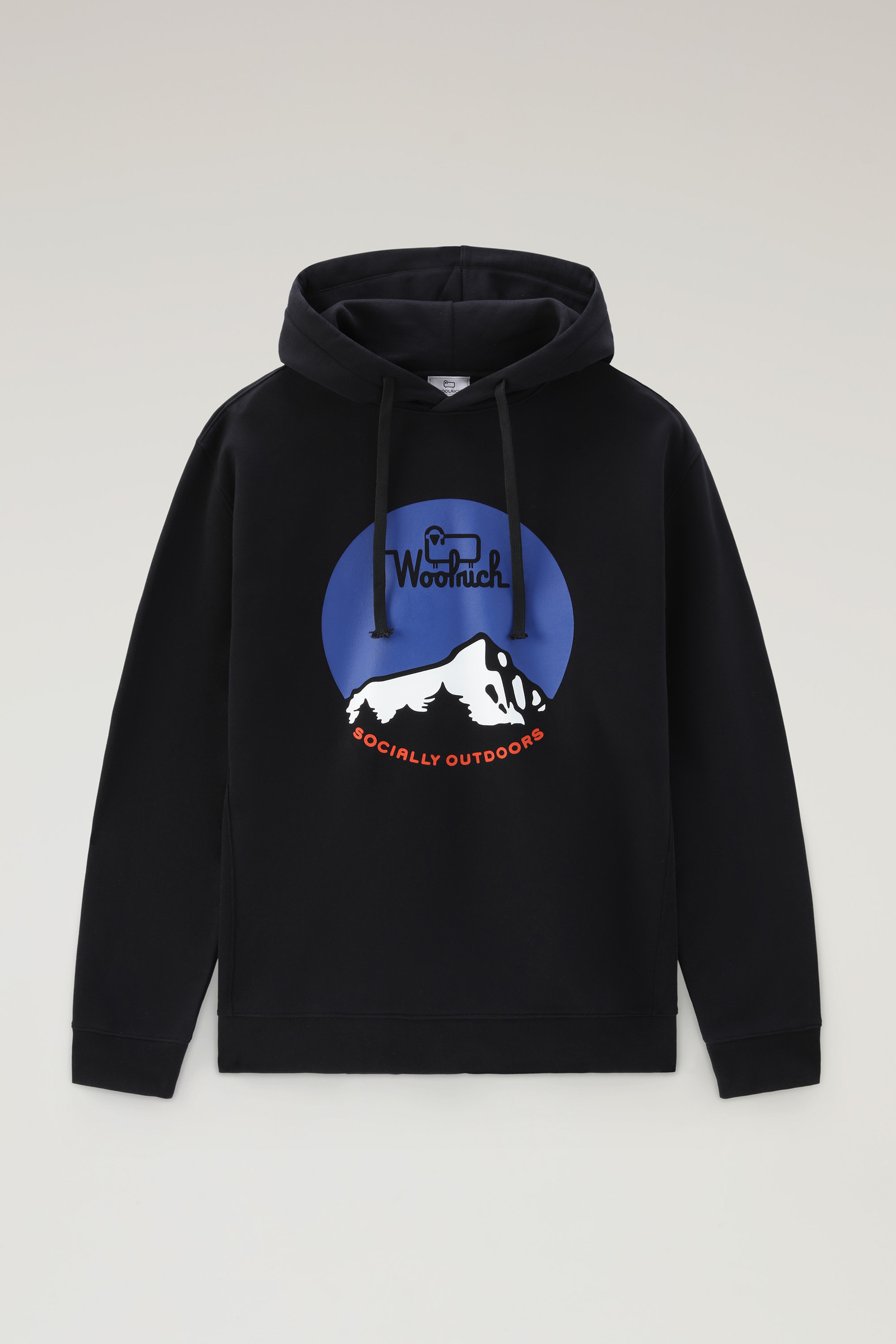 Foundation Hoodie Black | Woolrich