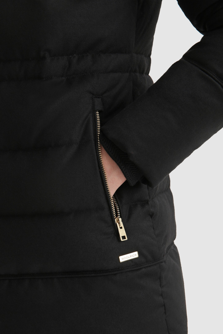 Parka Luxury en soie et laine vierge italienne