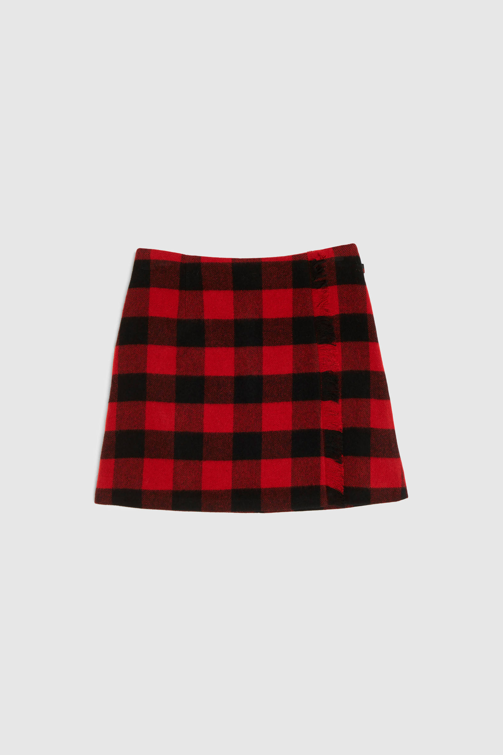 Stretch-Wool Skirt