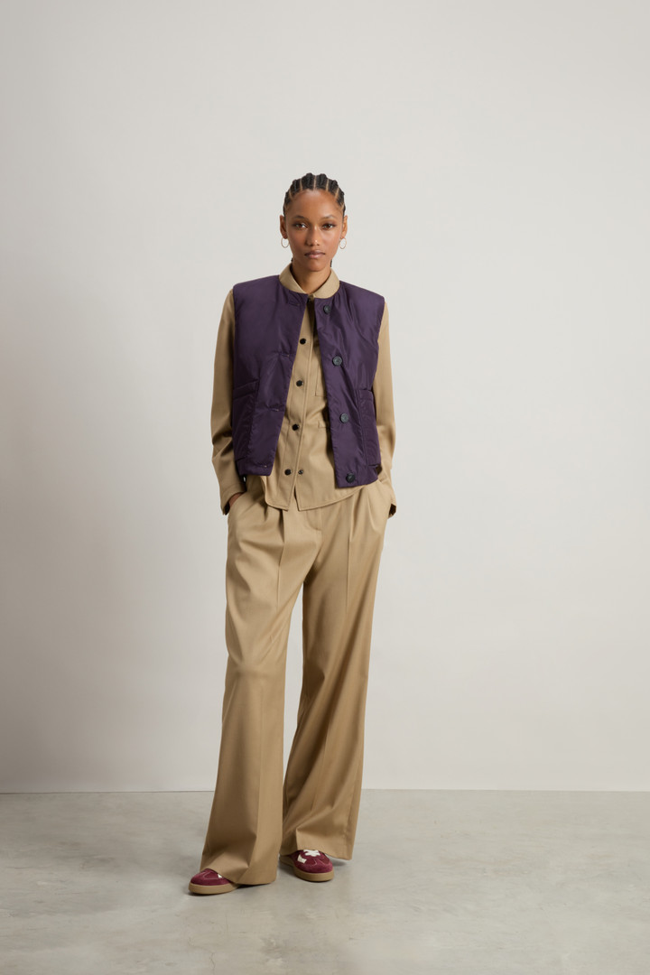 Crewneck Nylon Vest Purple photo 10 | Woolrich