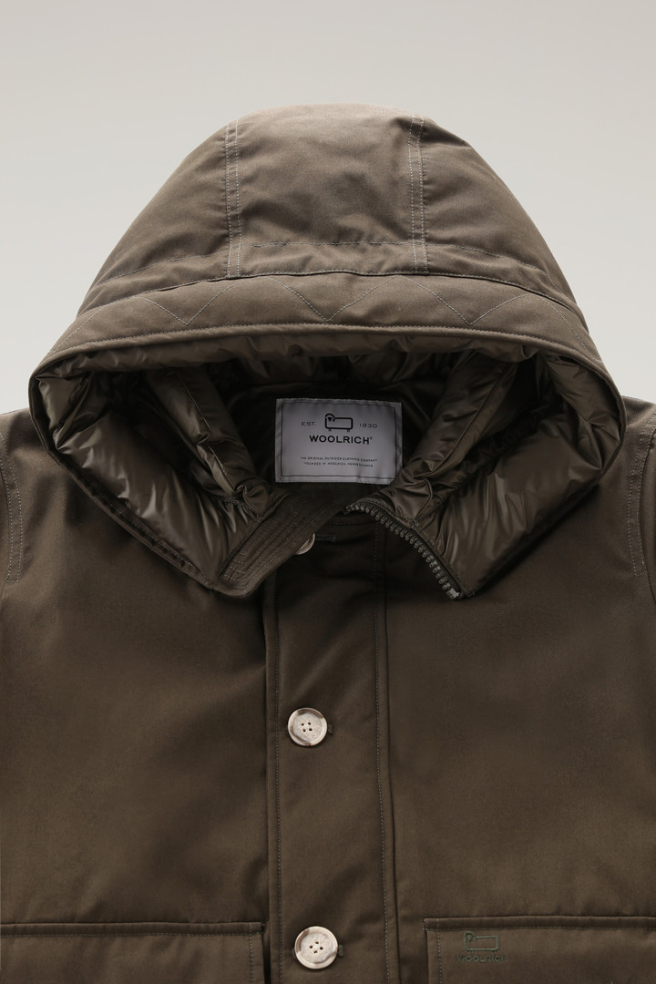 Byrd Down Short Hooded Jacket Green photo 2 | Woolrich