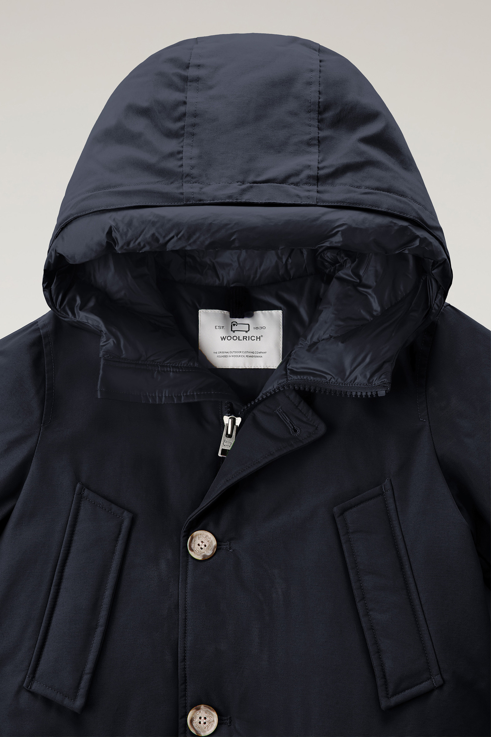 Arctic Parka voor jongens in Ramar Cloth blauw photo 3 | Woolrich