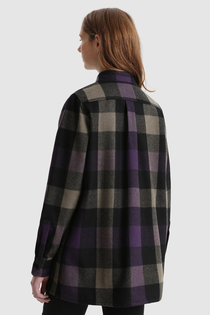 Boyfriend Overshirt - Made in Usa Violet photo 4 | Woolrich