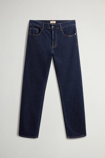Contemporary Five-Pocket Jeans in Stretch Cotton Denim Blue photo 1 | Woolrich