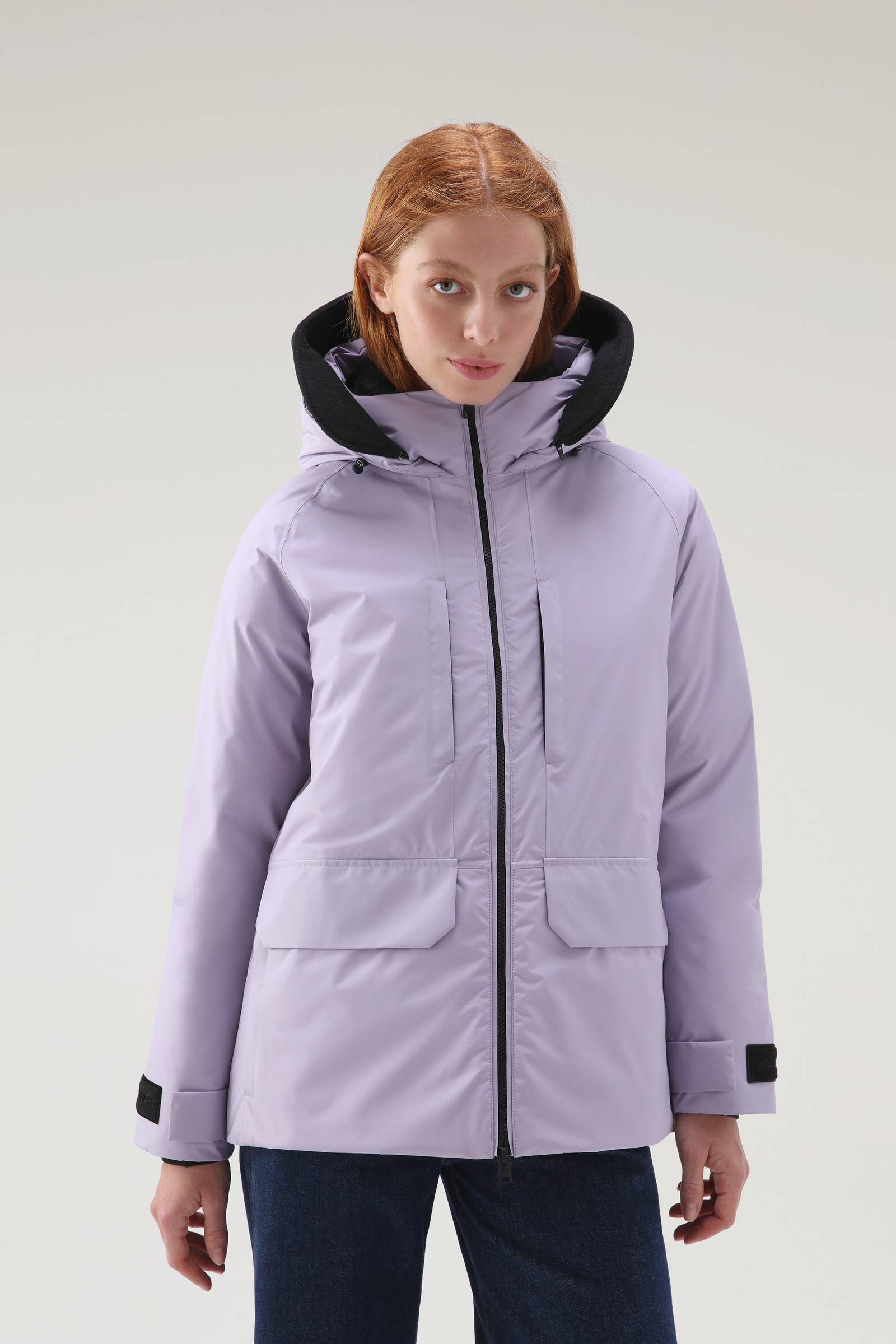 Harveys Waterproof Jacket in Pertex Revolve Lilac | Woolrich USA