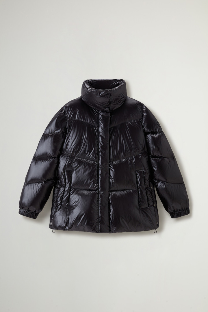 Aliquippa Down Jacket in Glossy Nylon Black photo 5 | Woolrich