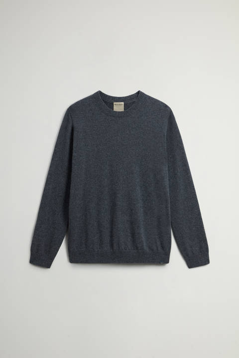 Pullover mit Rundhalsausschnitt aus reiner Kaschmirwolle Grau photo 2 | Woolrich