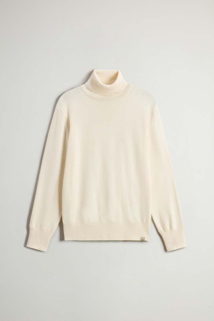 Pure Cashmere Sweater with High Neck White photo 5 | Woolrich