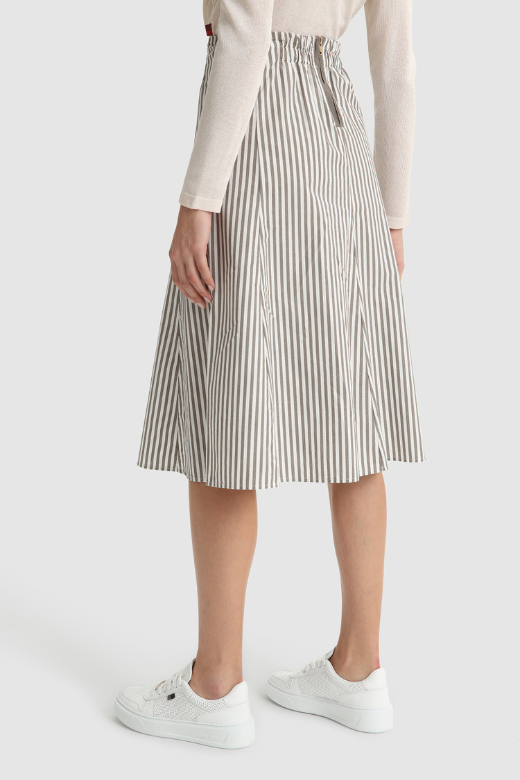 Patterned cotton skirt