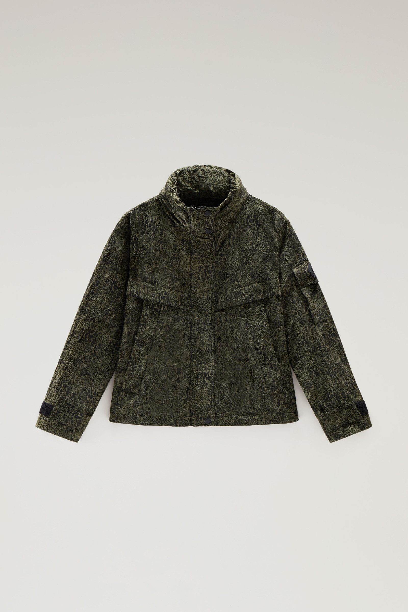 Veste Camo avec capuche pliable vert photo 5 | Woolrich