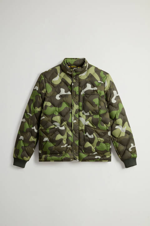 Heritage Quilted Microfiber Jacket Green photo 2 | Woolrich