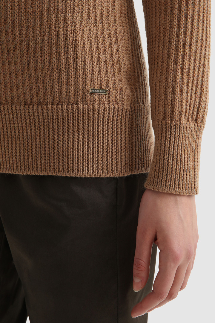 turtleneck brown sweater