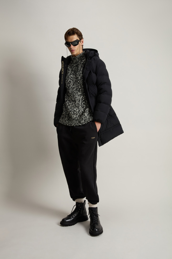 Pantalon en interlock de coton mélangé Noir photo 6 | Woolrich