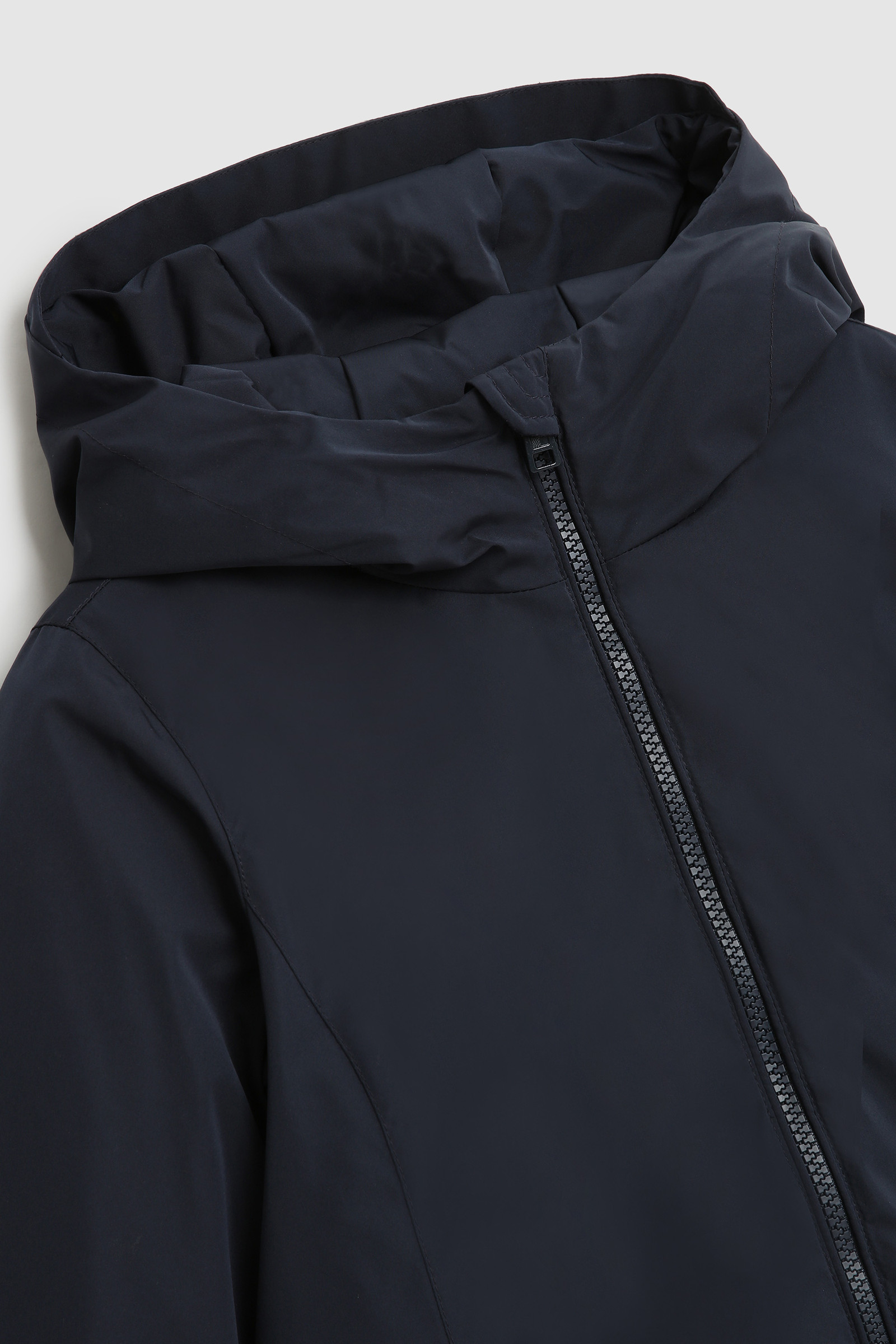 Hybrid-Jacke aus Nylon und technischem Gewebe für Mädchen