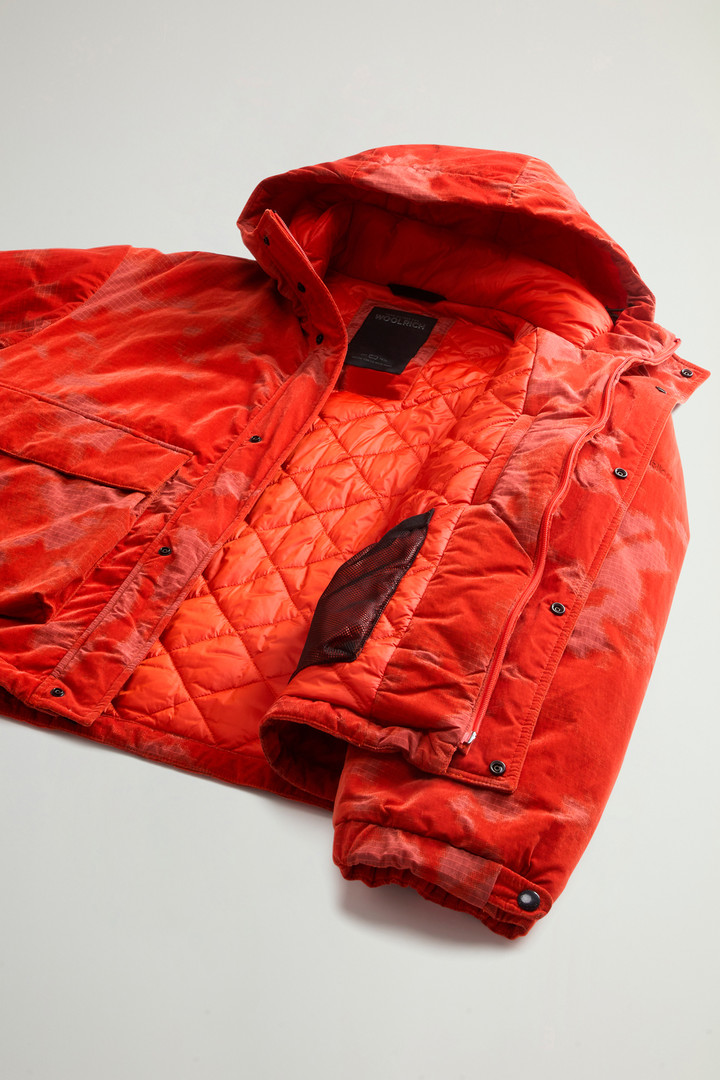 Olmetex Ripstop Nylon Jacket with Camouflage Motif by Todd Snyder Orange photo 10 | Woolrich