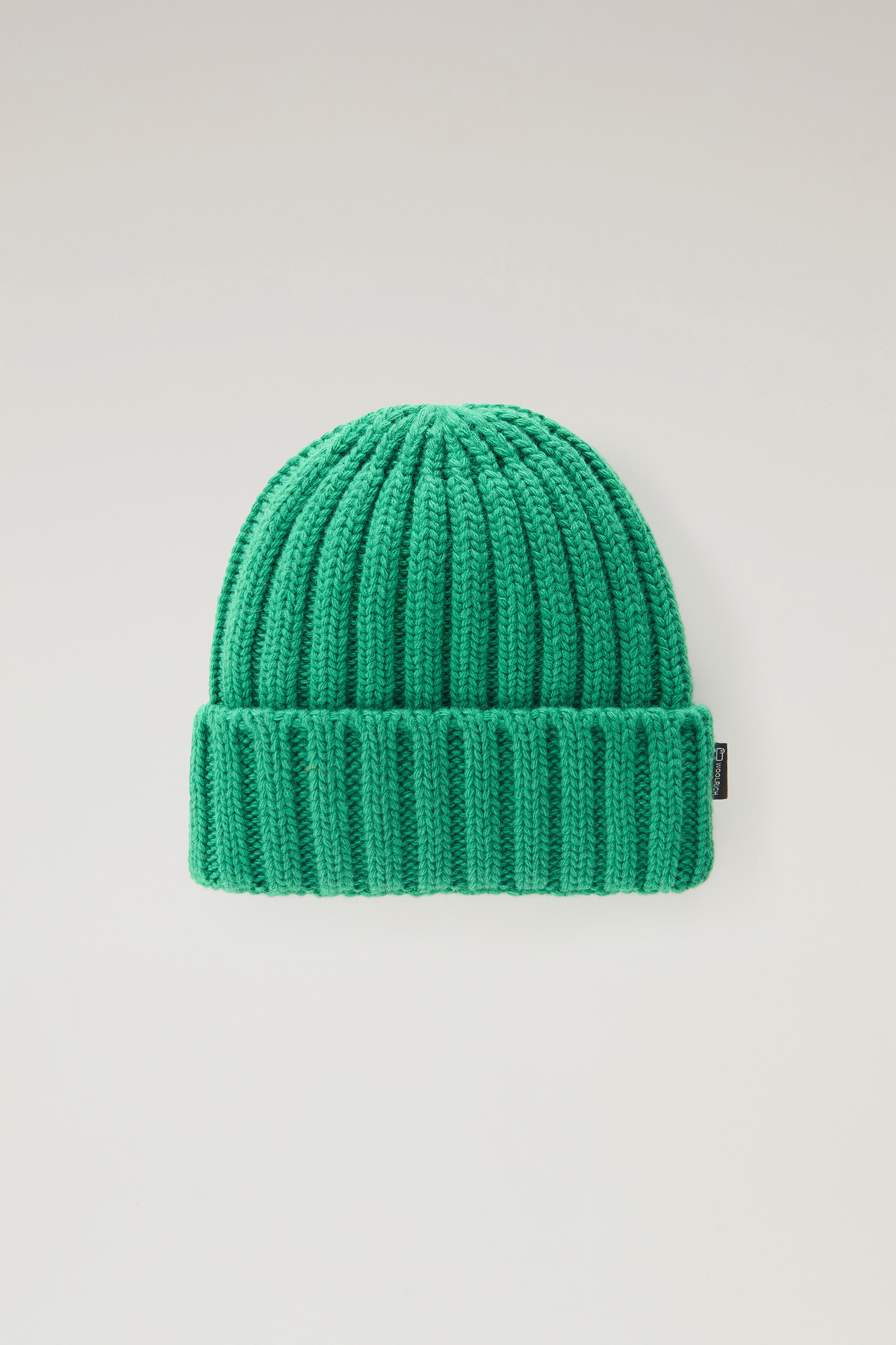Boys' Beanie in Pure Virgin Wool Green | Woolrich