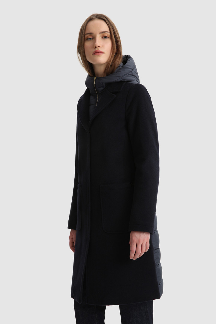 Woolrich Wool Kuna Parka in Black Womens Clothing Coats Parka coats 