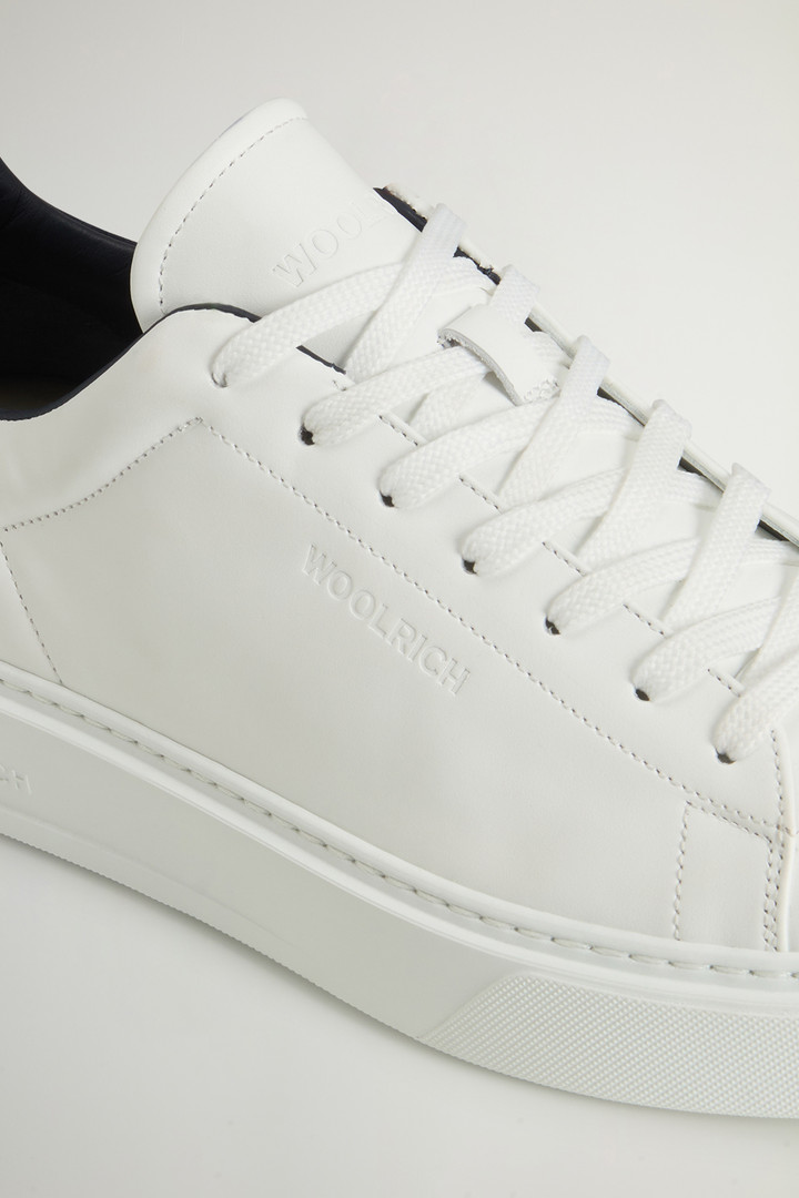 Classic Court-sneakers van leer Wit photo 5 | Woolrich