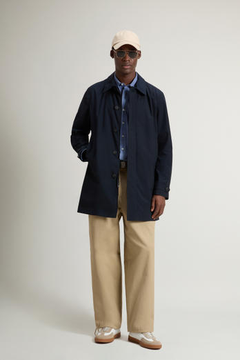 New City Coat in Urban Touch Blue | Woolrich