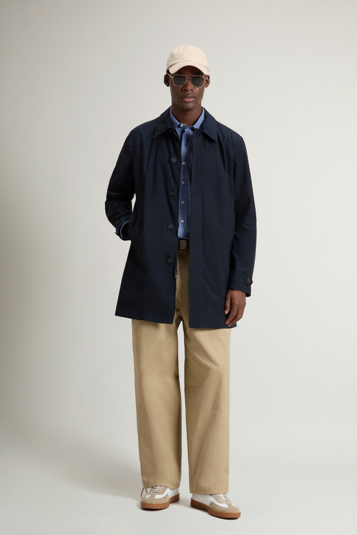 New City Coat in Urban Touch Blue photo 2 | Woolrich