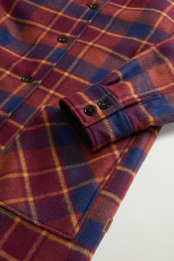 Wendemantel aus recycelter italienischer Wollmischung Manteco Rot photo 8 | Woolrich